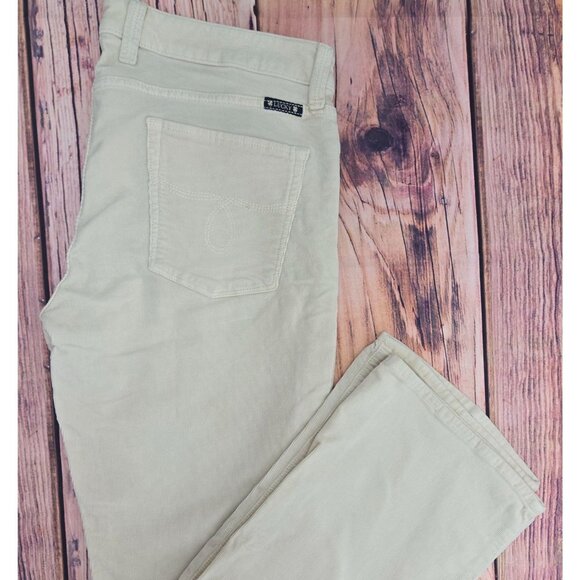 Lucky Brand Lola Bootcut Jeans 12/31 Beige (34x31) Relaxed Fit - Picture 6 of 10